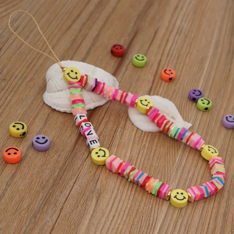 80's men's fashion accessories "Delicate Rainbow 00s fashion accessories Beaded Phone Lanyard – Artsy Smile Design Polished Finish Everyday Statement Jewelry" fashion jewelry jcpenney.com