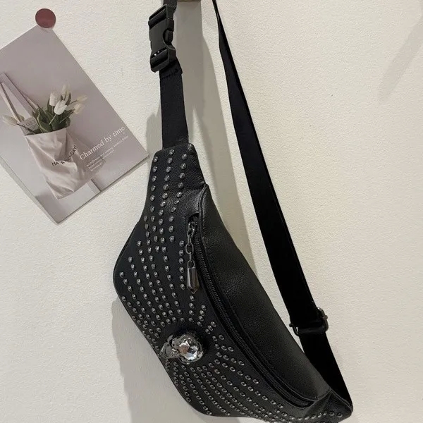 816 basement bags Eco-Friendly Unisex Skull PU Leather Crossbody bags y2k Bag – Affordable Luxury with Classic Design bags names