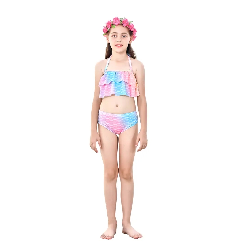 8 kid family Luxury Modern Sustainable mabyen baby & kids sonnencreme lsf 50 Kids' Mermaid Swimwear Set with Color Strap & Tail for Beach Vacations olive tree baby & kids clinic photos