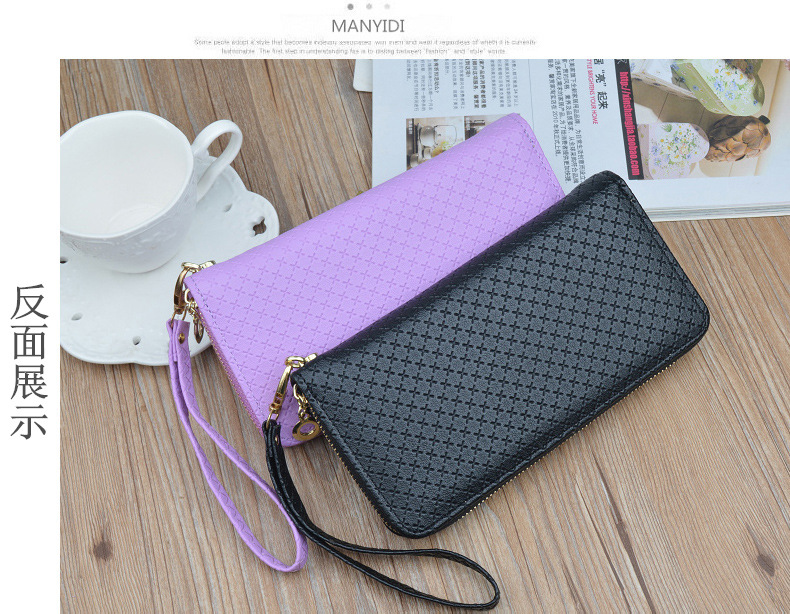 affordable luxury pieces Trendy Non-Toxic Romantic Solid Color PU Leather gift-ready Zipper Wallets for Women – Wholesale Collection non-toxic