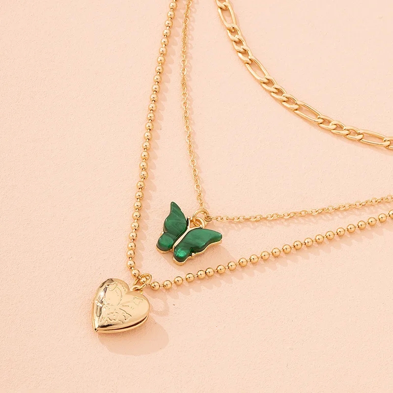 artisan-made "Exclusive Quick-Ship Layered exclusively crafted Animal Alloy Necklaces – Affordable Luxury Unique Designs" boho-inspired