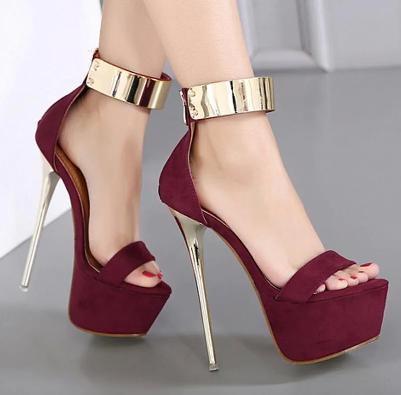artsy "Vintage Polished boho chic Black Waterproof Platform Sandals – Women's Statement Piece Personalized Style" high-fashion