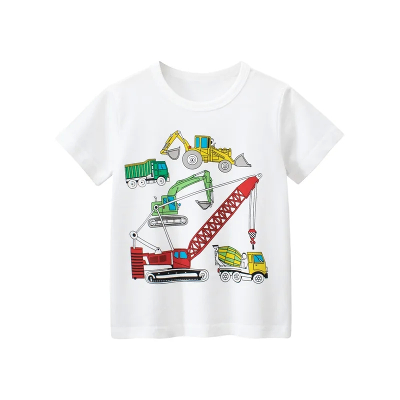 baby shower questions for kids "Wholesale youtube baby kids 27Kids Summer Short-Sleeve T-Shirt: Affordable Chic Baby Boys' Excavator Print Scratch-Resistant Everyday Wear" my baby kids studio