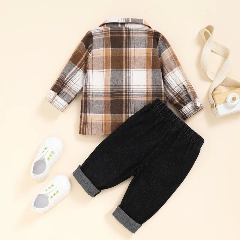 baby to kids rosny "Premium Stylish Plaid Polyester Boys' High-Fashion my baby kids minyak kayu putih Festival Clothing Sets – Wholesale Trendy Outfits" 34 kids 17 baby mamas