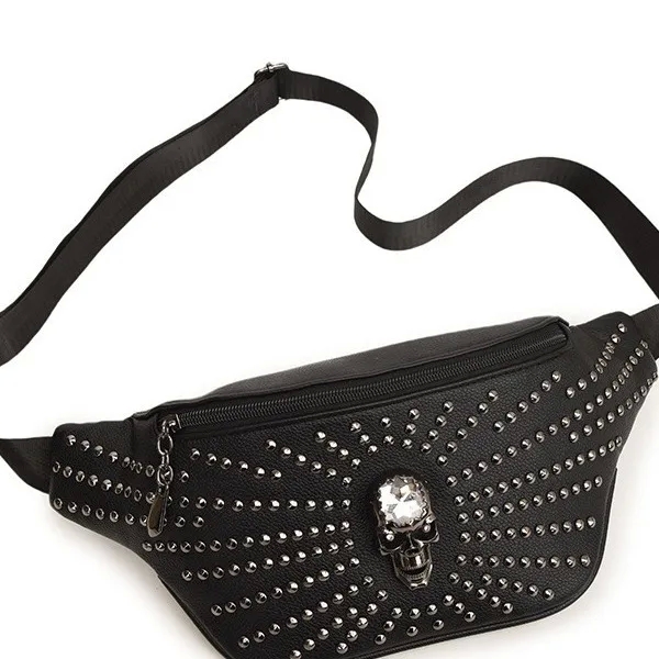 bags 1000 Eco-Friendly Unisex Skull PU Leather Crossbody Bag – Affordable bags under kids eyes Luxury with Classic Design 6 mil trash bags