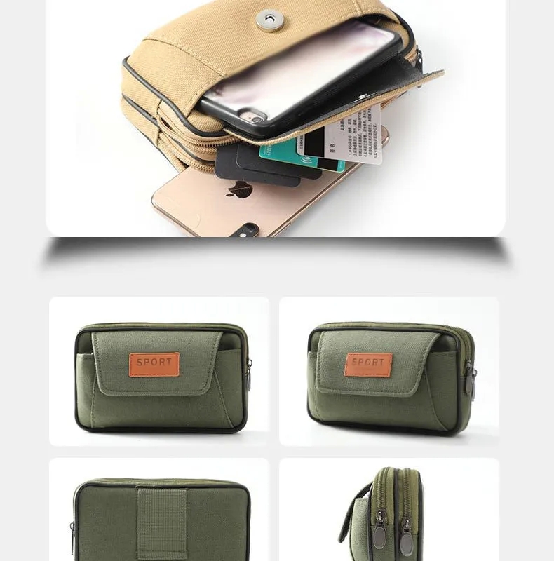 bags 2024 Customizable Boho Chic Sparkle Waist Bag - Colorful Playful Multi-Functional Canvas Phone Case for Men & bags like longchamp Women bag 80 liter