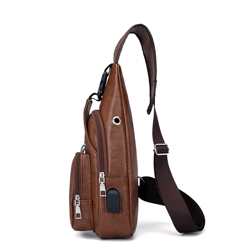 bags 2024 trends "Vintage-Inspired Men's USB Charging Crossbody Bag – Korean Style Statement golf travel bags Shoulder Bag for Autumn & Winter" yoshi bags