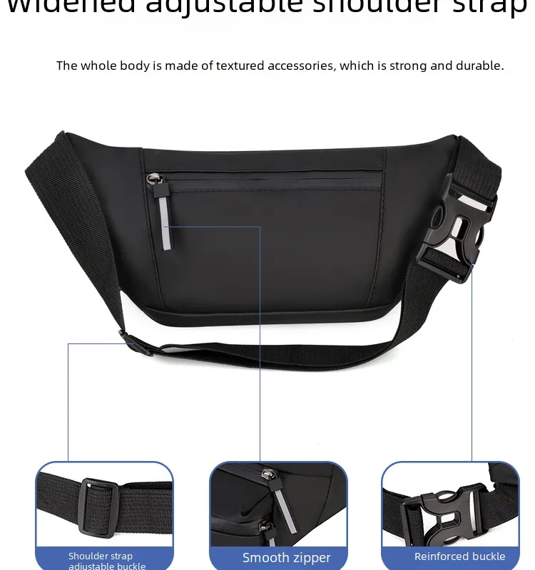 bags 31 catalog Heritage-Inspired Matte Waist Bag with Polished Finish, Non-Toxic bags wholesale Waterproof Fabric, Earphone Hole, Unisex Chest Satchel bags 55x40x20