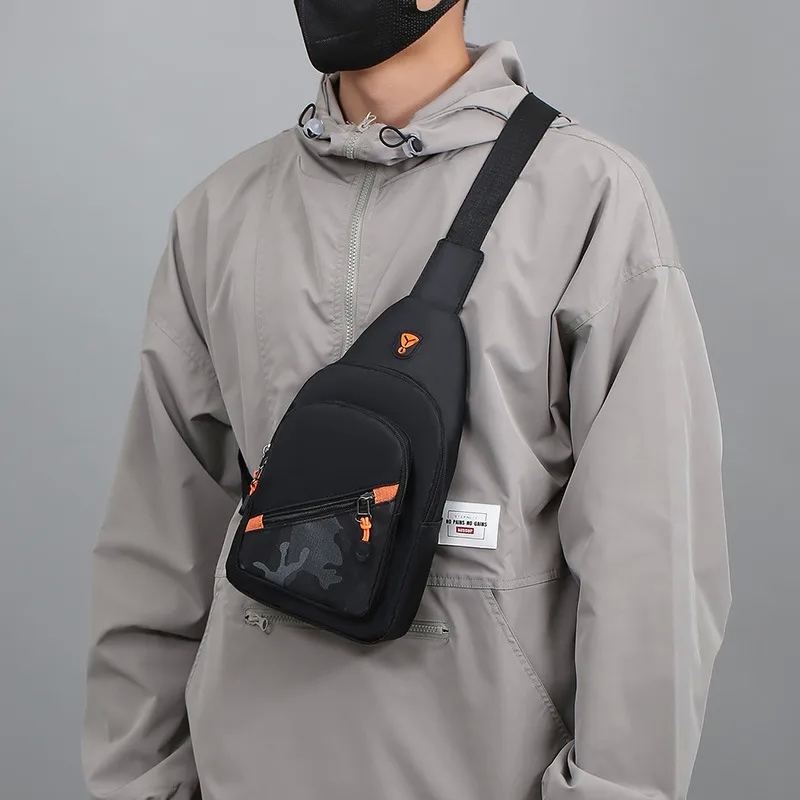 bags distance "Vintage Vibes Men's Chest Bag – Trendy Glistening Messenger Bag Fashion Must-Have for bags packed family Casual Style" fenn bags