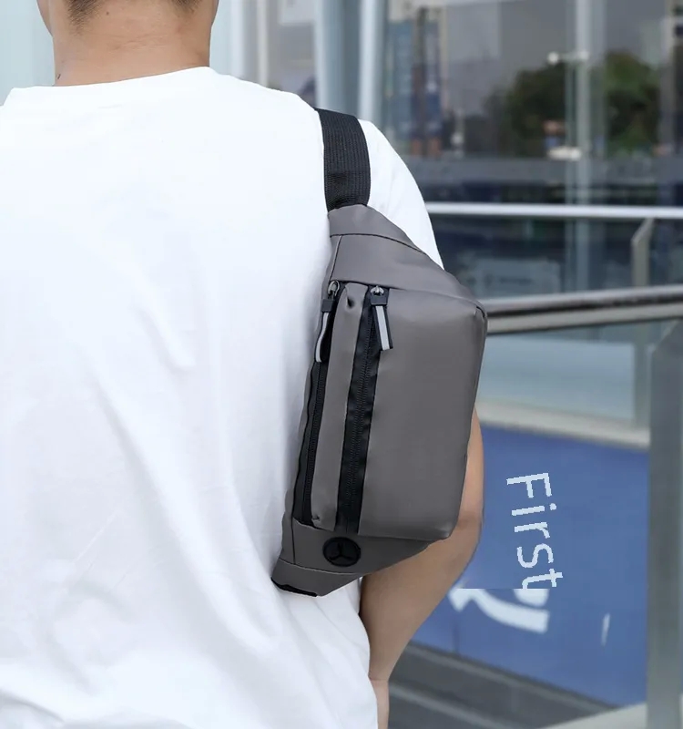 bags you wear on your waist Heritage-Inspired Matte Waist travel bags Bag with Polished Finish, Non-Toxic Waterproof Fabric, Earphone Hole, Unisex Chest Satchel osprey bags