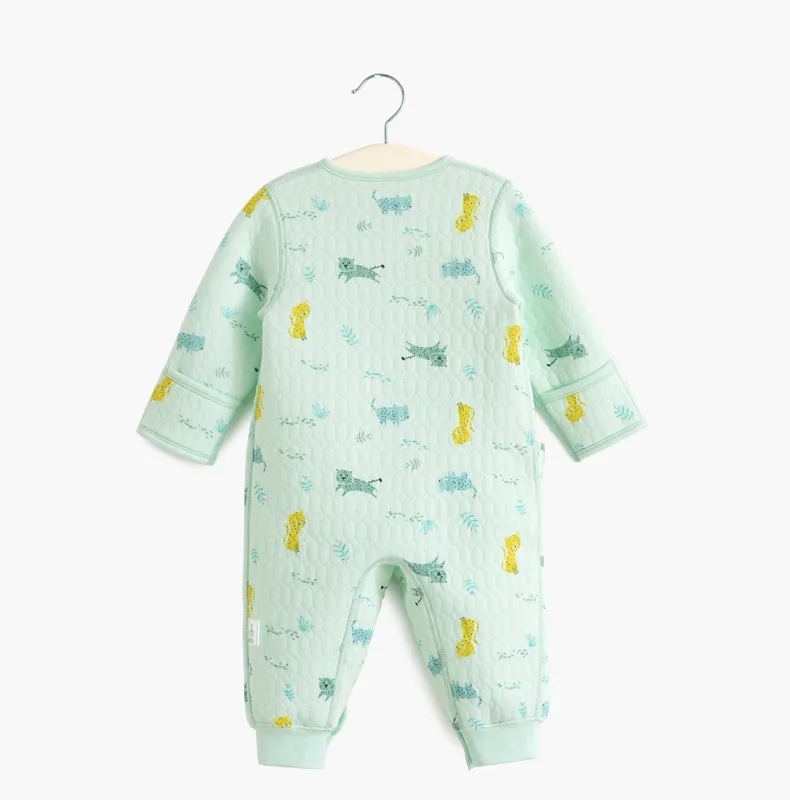 beanie baby kids Exclusive Handcrafted Baby One-Body Winter Clothes: Thickened Cotton Long-Sleeve Lace-Up Romper for planet baby kids Comfortable Autumn Adventures baby kids learning