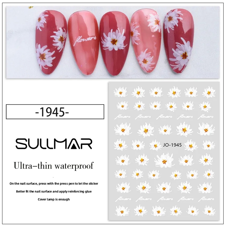 beauty health and wellness quotes "Vintage Elegance Playful Floral Nail Stickers – wellness center beauty & health smithtown ny Wholesale Simple Style Set" beauty health spac