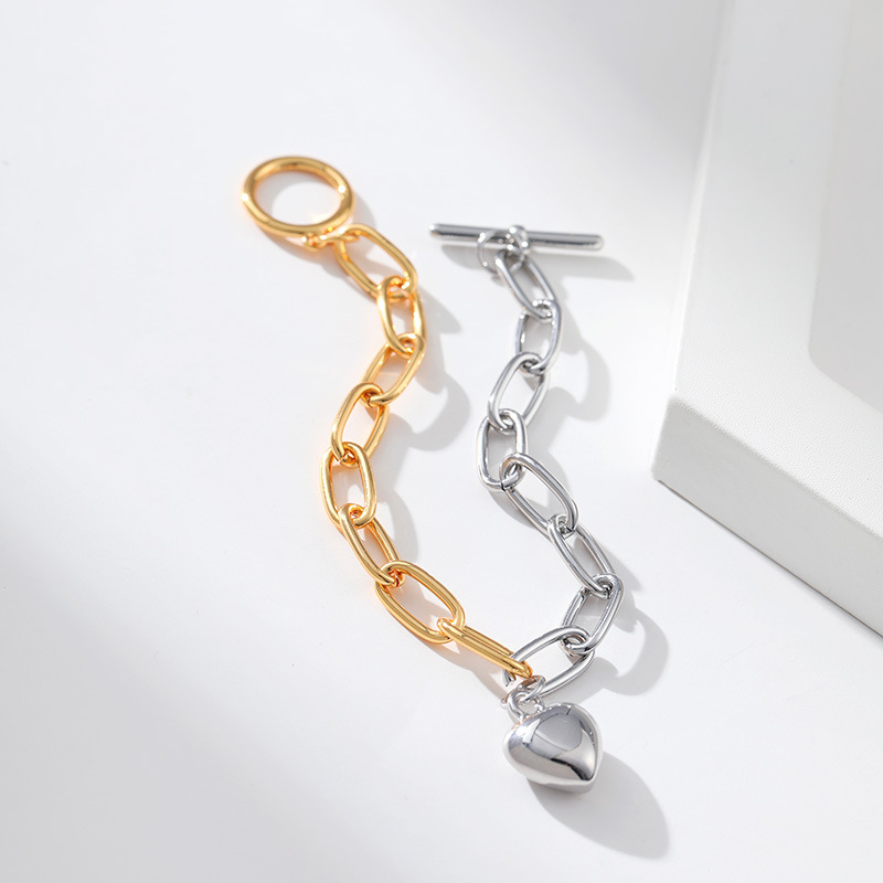 best high end jewelry stores Wholesale Bold & Timeless 18K Gold Plated Geometric Bracelets - Polished Simple Style high end online jewelry stores Jewelry gold and high end jewelry