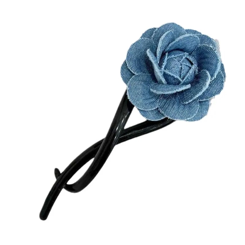 boots hair accessories "Boho-Chic Rose Hair Clip | diy hair accessories Unisex Festival & Party Wear | Timeless Korean Style Accessory" young bridesmaid hair accessories