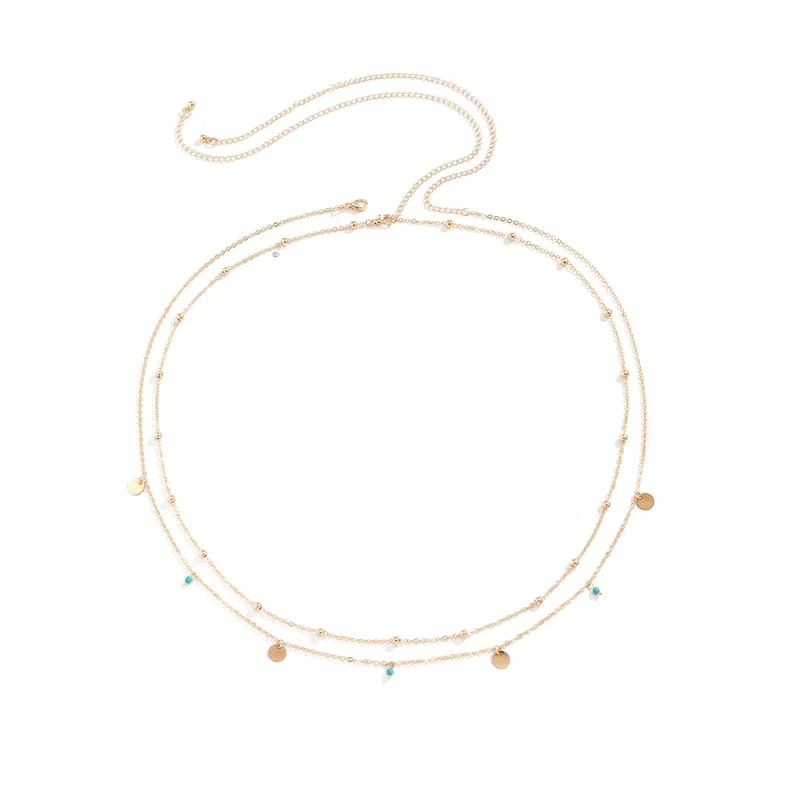 disco fashion accessories Artisanal Boho Round Metal Beaded Waist fashion accessories used by both male and female Chain – Exquisite & Trendsetting Wholesale Jewelry examples of fashion accessories