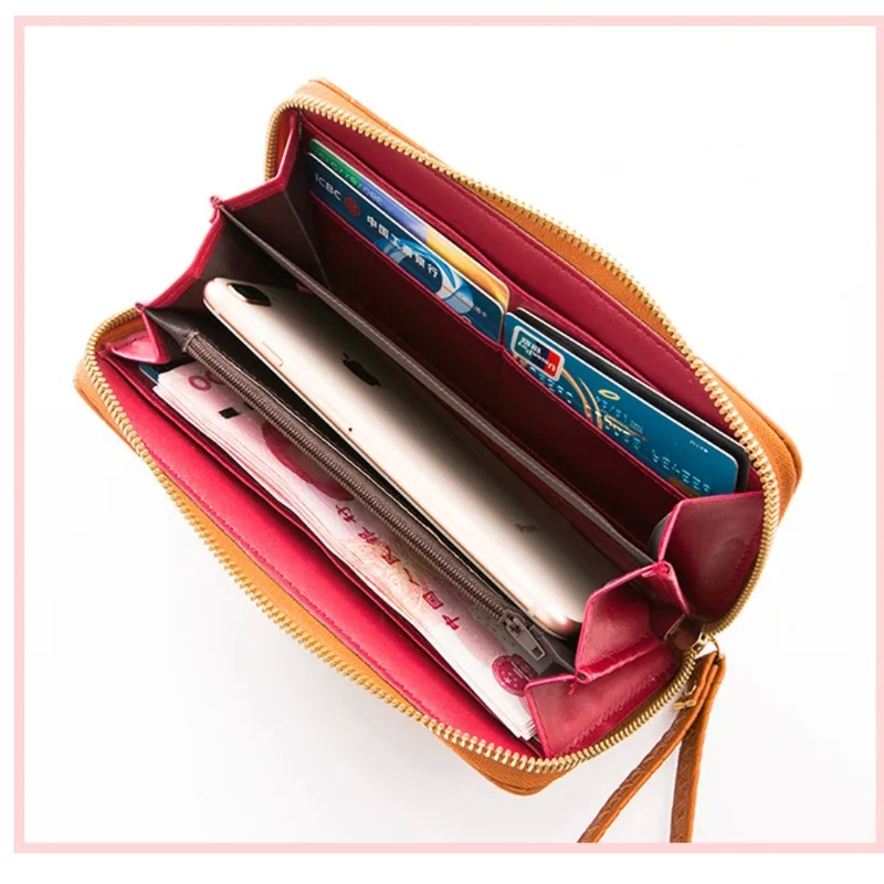 earthy "Affordable Bespoke Ladies Long Wallet: lightweight design Lightweight Crocodile-Pattern Heritage Design Tailor-Made European Style" sparkling