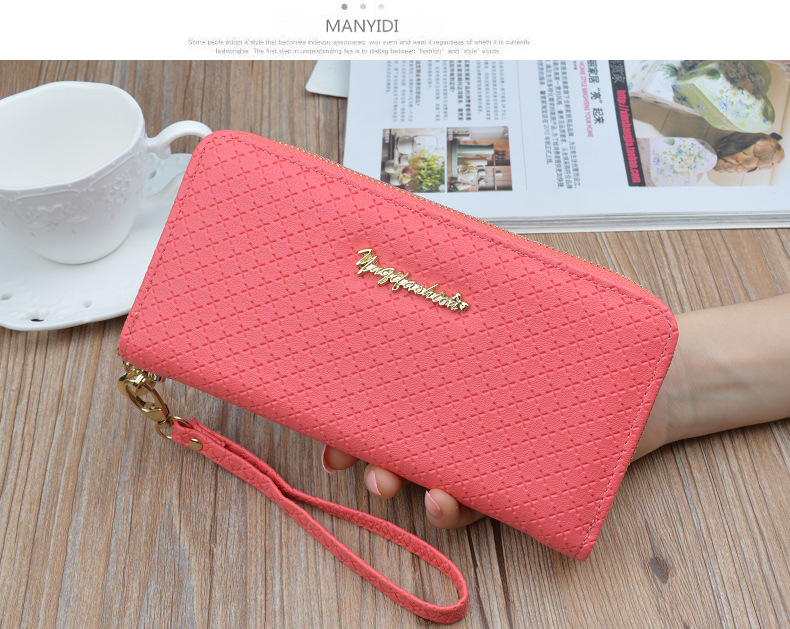 eco-friendly Trendy Non-Toxic Romantic Solid Color PU Leather Zipper Wallets for bohemian chic Women – Wholesale Collection limited stock