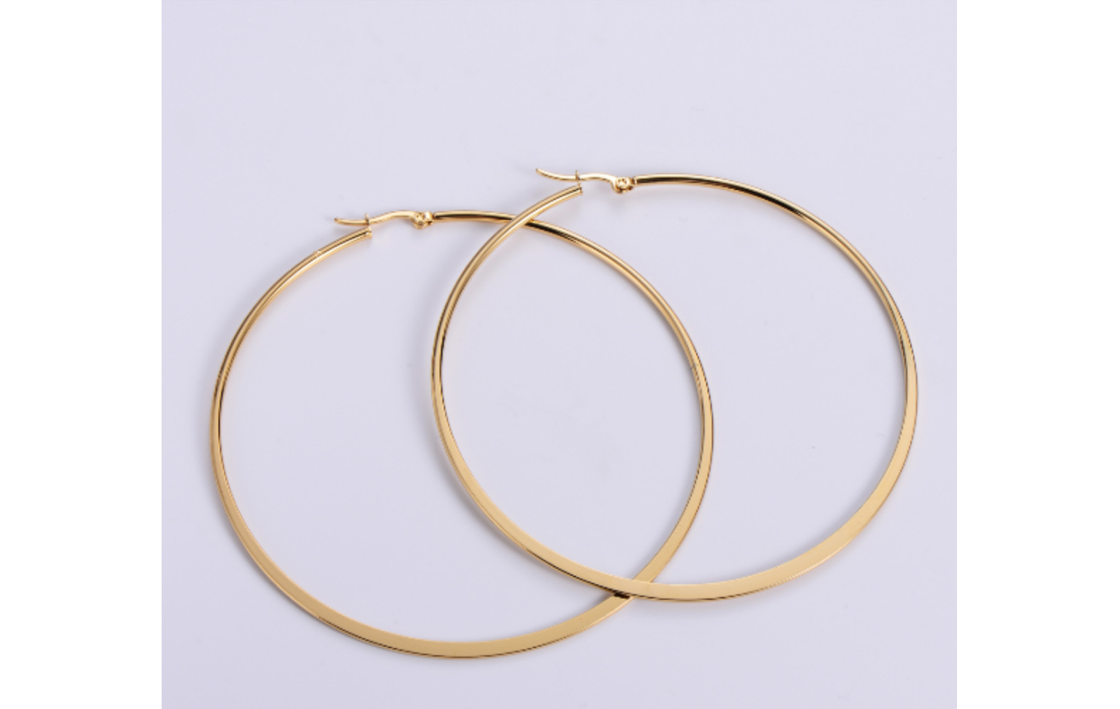 ethically sourced Exclusive Glamorous 18K Gold Plated Stainless Steel Fruit Shell Earrings – Celebrity Style refined elegance Statement Jewelry matte