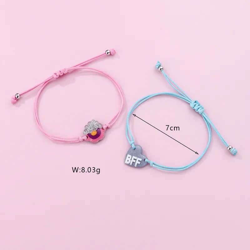 fashion 7 jewelry "Artisan-Made Glittering Animal Letter Heart Bracelets for Kids – Bold Artsy and Sweet fashion jewelry nyc Alloy Plastic Designs" fashion jewelry keychain wholesale