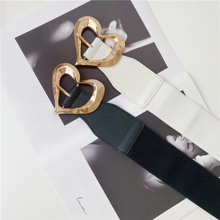 fashion accessories and fittings Eco-Friendly fashion accessories display Custom Heart-Shaped Buckle Adjustable Women's Belt – High-End Comfortable Korean Style Girdle Wholesale 2024 fashion accessories