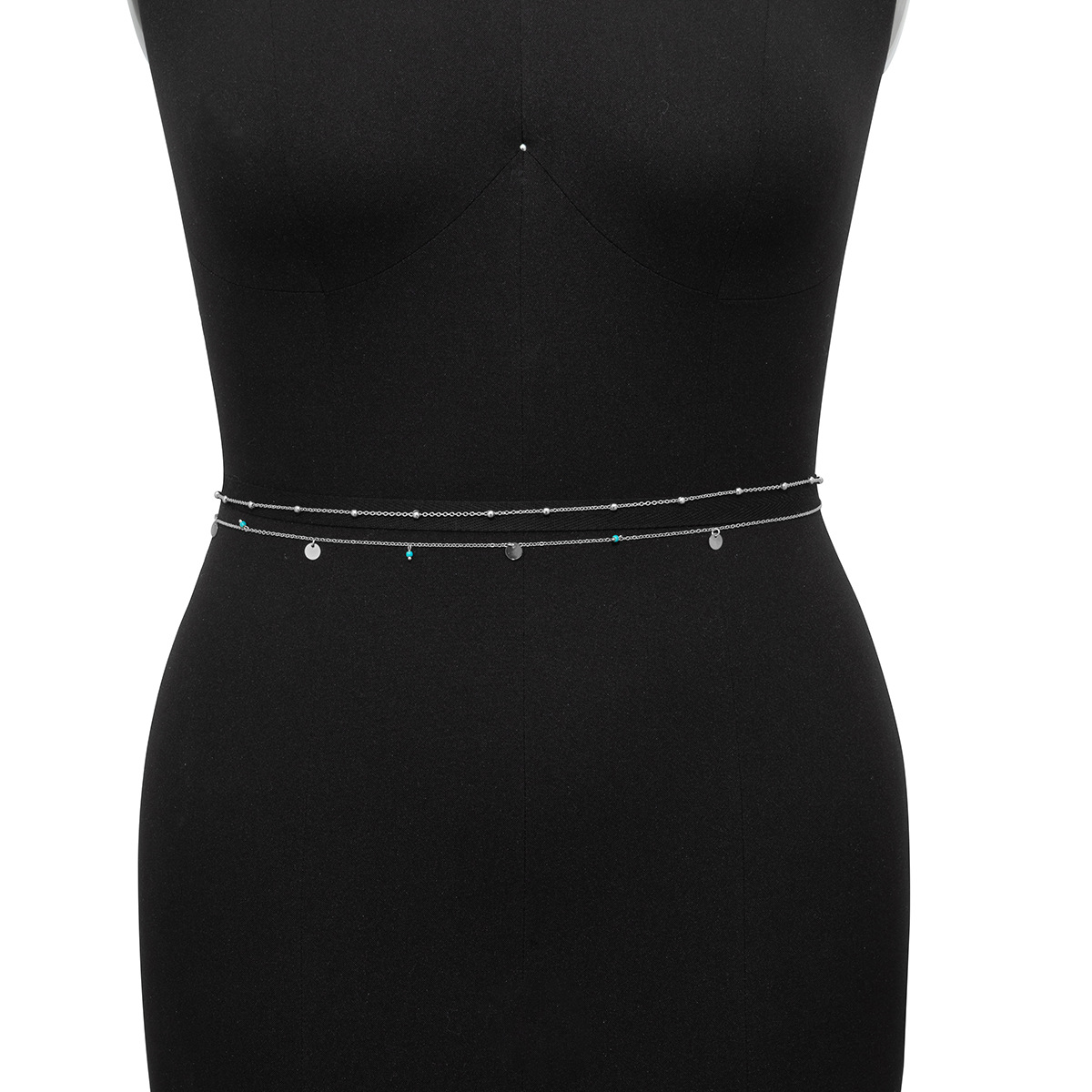 fashion accessories from the 90s Artisanal Boho Round Metal fashion accessories 30 Beaded Waist Chain – Exquisite & Trendsetting Wholesale Jewelry fashion accessories 1920s