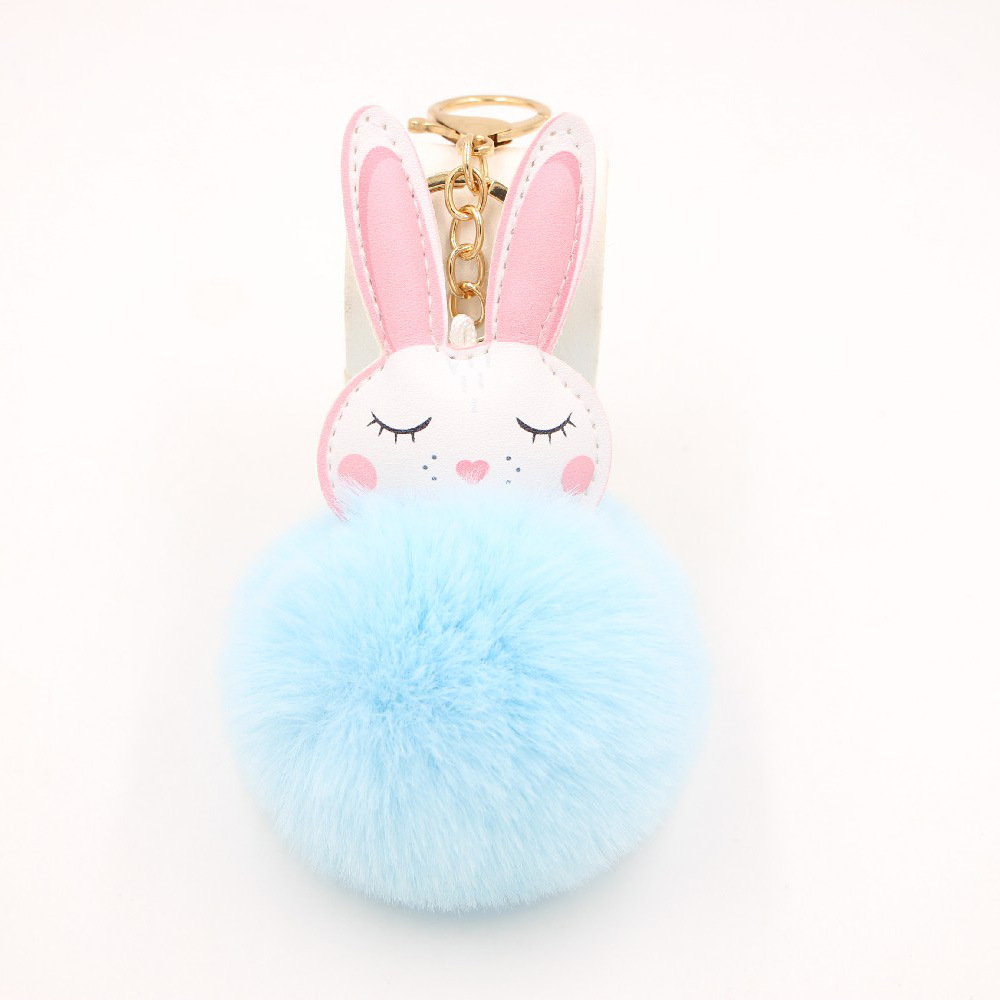 fashion accessories manesar Durable Sparkling Little White Rabbit love21 fashion & accessories Plush Ball Keychain - Exquisite Masculine Wallet Accessory & Car Key Ring importance of traditional fashion accessories
