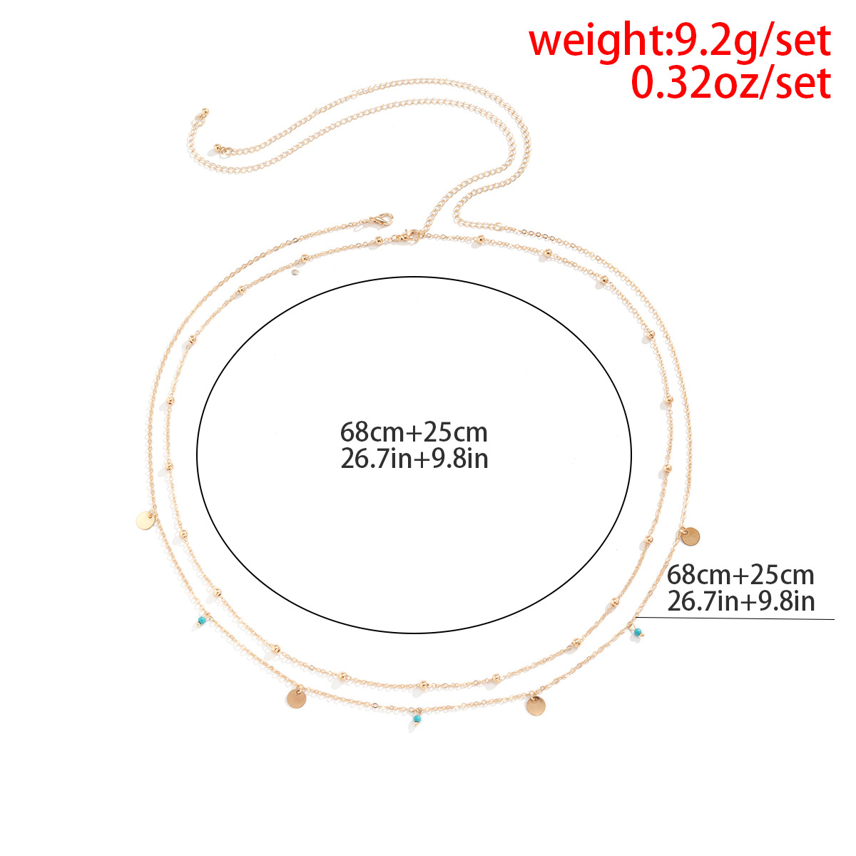 fashion accessories retail Artisanal fashion accessories types Boho Round Metal Beaded Waist Chain – Exquisite & Trendsetting Wholesale Jewelry fashion accessories photo
