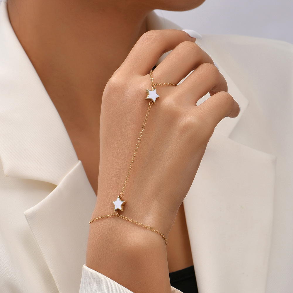 fashion jewellery 2023 Trendsetting Organic fashion jewelry silver 925 Geometric Alloy Sequin Chain Ring Hoop Bracelet – Refined Elegance for Wholesale Fashion kushal fashion jewelry