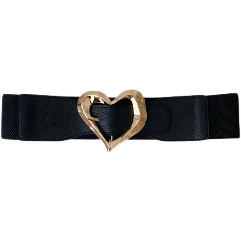 fashion jewelry 2024 Eco-Friendly Custom Heart-Shaped Buckle Adjustable Women's Belt – High-End fashion accessories handkerchiefs Comfortable Korean Style Girdle Wholesale fashion accessories in the 1960s