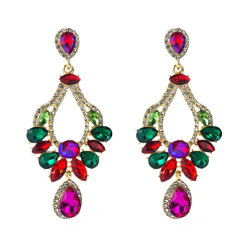 fashion jewelry brand necklace "Earthy Elegance: One-of-a-Kind Geometric Diamond Drop Earrings – Celebrity fashion jewelry accessories Style Quick Sophistication" gold earrings fashion jewelry