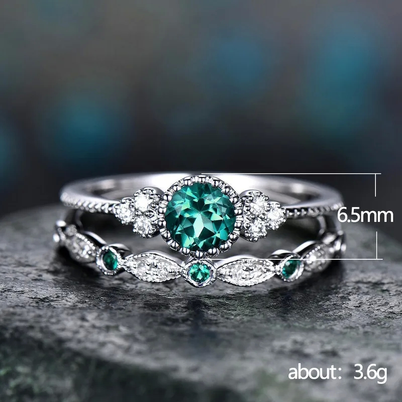fine jewelry for kids "Boho Chic Green Zircon Alloy Ring – Ethically fine quality jewellery Made Affordable Luxe Comfortable Women's Accessory" zales fine jewelry
