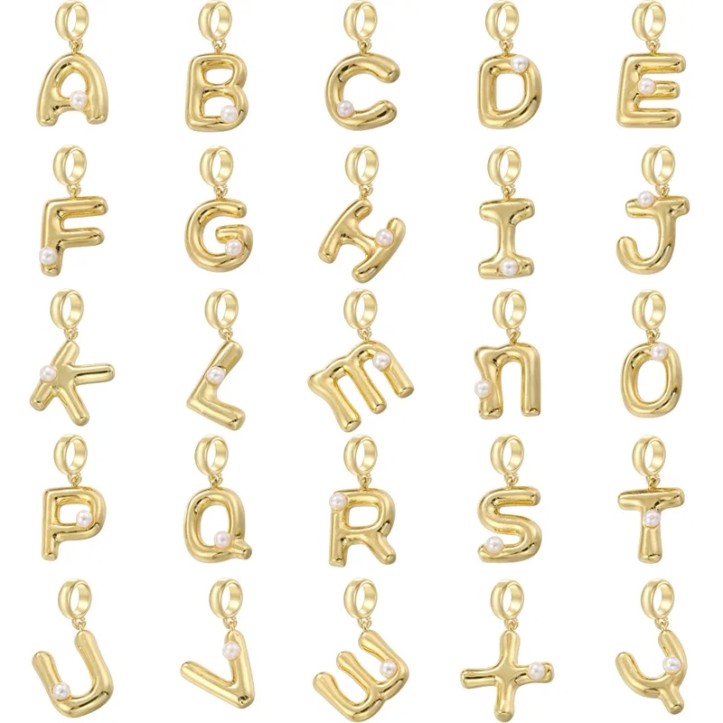 fine jewelry tennis bracelet Exquisite Glossy Upcycled Copper Pearl Pendant necklace fine jewelry with 18K Gold-Plated Letter Design – Wholesale 1-Piece Jewelry quest fine jewelry