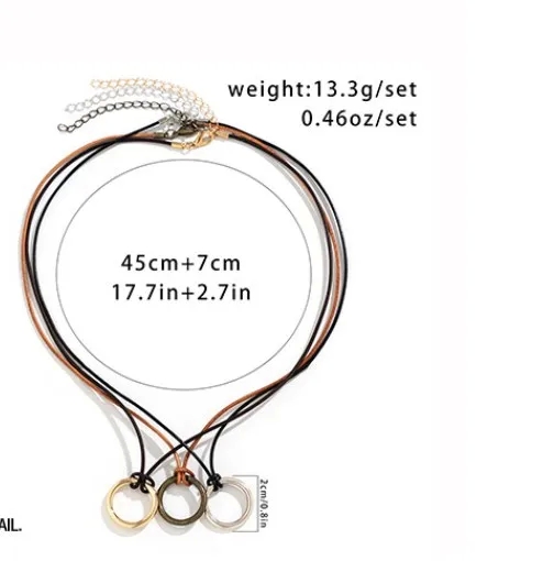 free men's jewelry "Bold Retro men's jewelry companies U-Shape Alloy Wax Line Pendant Necklace for Men – Branded Waterproof Fine Craftsmanship" men's jewelry iced out