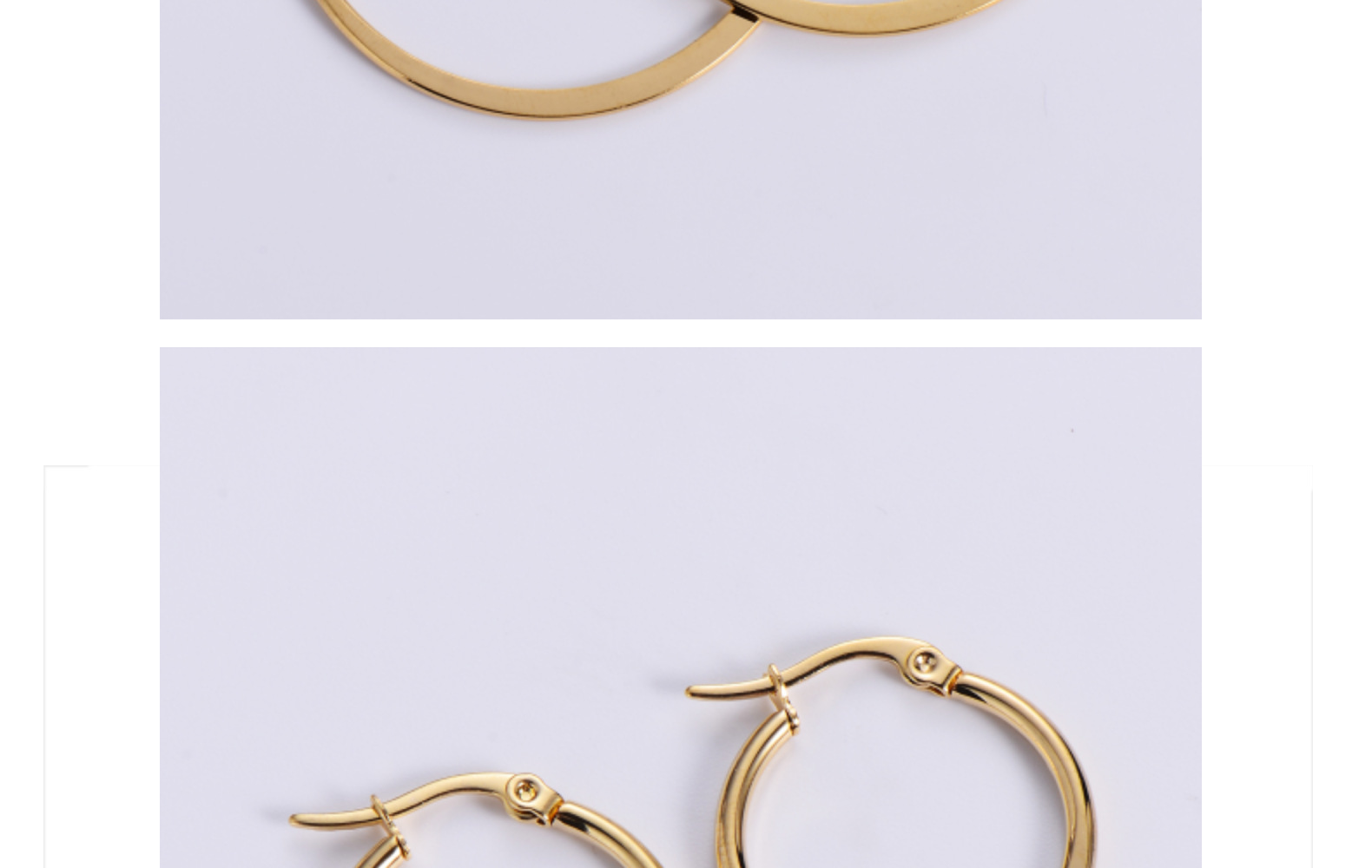 handcrafted Exclusive Glamorous 18K Gold Plated Stainless Steel Fruit Shell Earrings – classic Celebrity Style Statement Jewelry polished