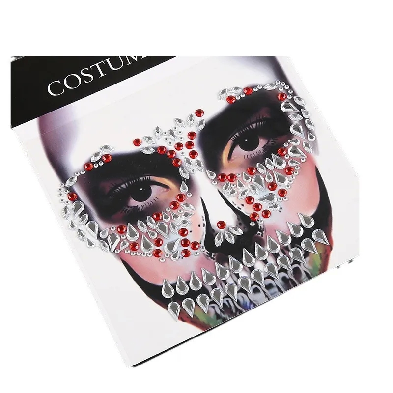 health beauty treat "Handmade beauty health aesthetics Vintage Eco-Friendly Recycled Acrylic Masquerade Stickers – Halloween Party Supplies Solid Colors" beauty health spac