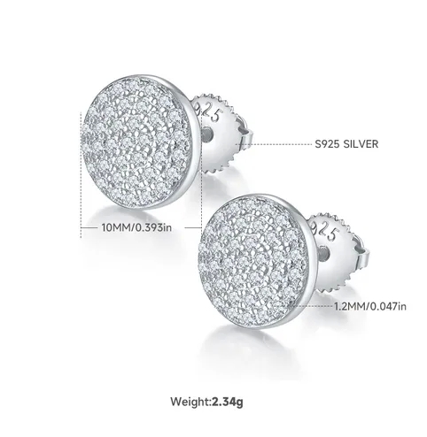 high end jewelry brands uk "Exclusive 925 Sterling Silver Moissanite Stud Earrings | DEF Colorless sell high end jewelry near me | High-Fashion Everyday Elegance" high quality jewelry on amazon