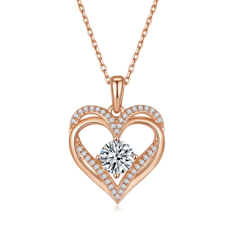 high end jewelry manufacturers "Luxury Boho Chic 925 Sterling Silver high end jewelry armoires Moissanite Heart Pendant Necklace – Feminine & Fashionable Cable Chain" what is the most high end jewelry brand