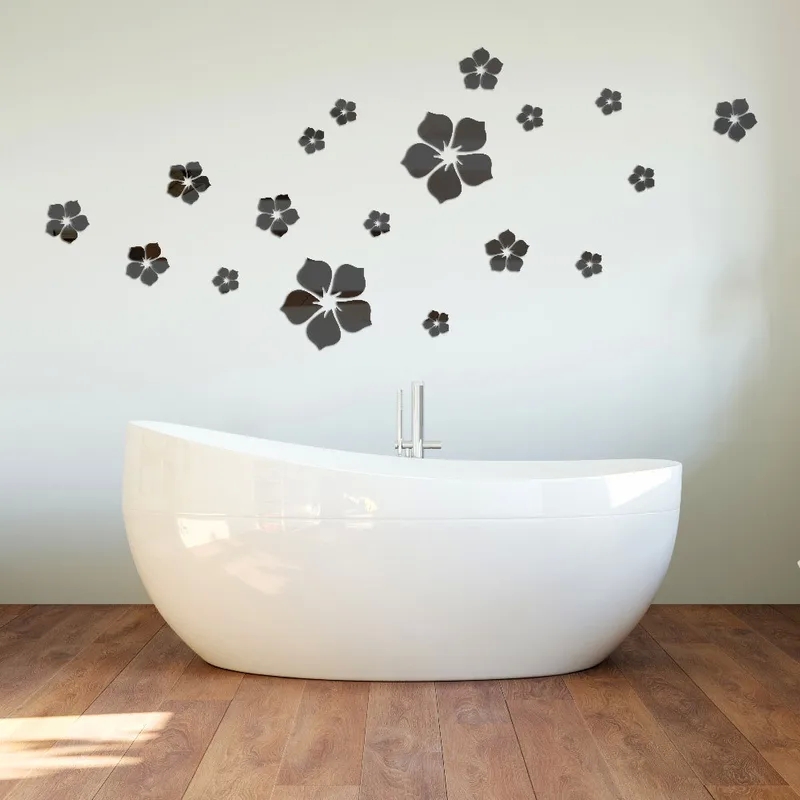 home depot kitchen quiz "Stylish Acrylic Flower Wall Stickers for Daily drishti home kitchen & Party Wear - High-Fashion Décor" pep home kitchen curtains
