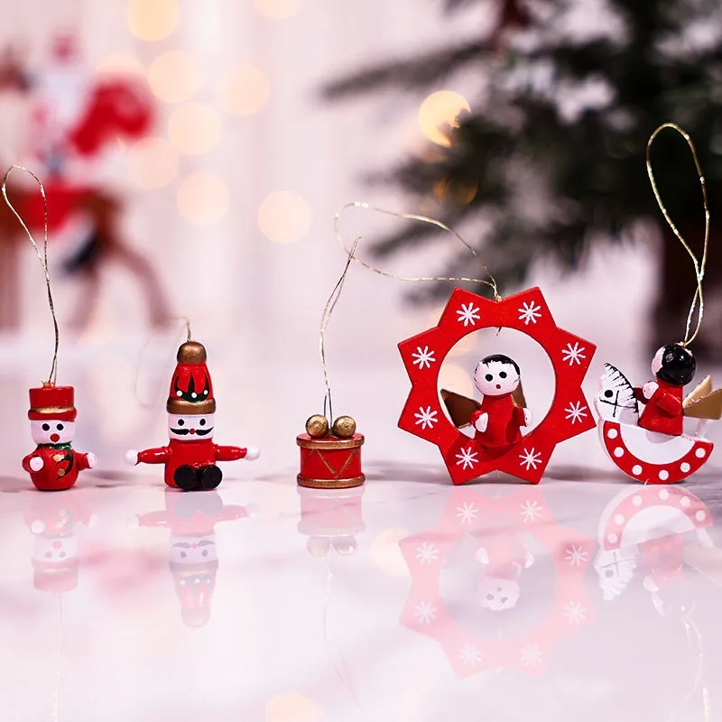 home for kitchen "Luxury Recycled Wood Snowman Car Ornaments – Affordable High-End Christmas home kitchen for kids Party Decor" the home edit 6 piece kitchen drawer
