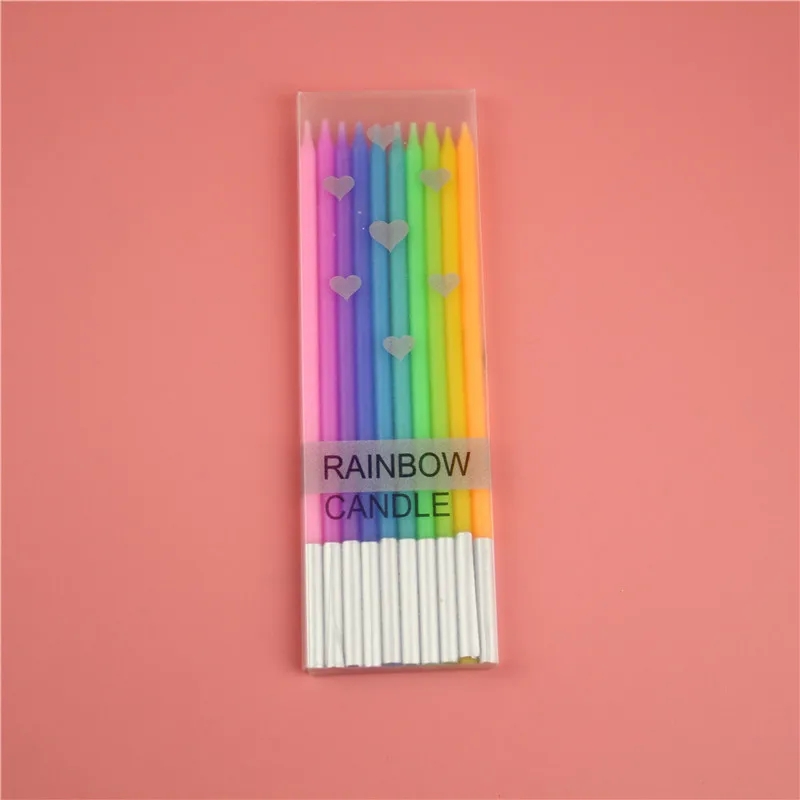 home kitchen xứ quảng Modern Gradient Rainbow Birthday Candles – Sleek Long Rod 3d home kitchen design software Cake Candles for Seasonal Celebrations home kitchen vietnamese cuisine reviews