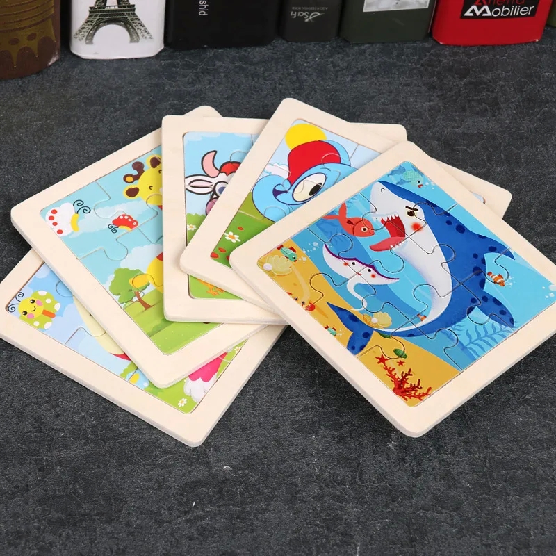 how old is lil baby kids "Handcrafted Romantic Wooden Animal Puzzle Set – 9-Piece Artsy Educational Toy for Kids baby boys 2 years old Craftsmanship at Its Best" baby & toddler (1c - 10c)