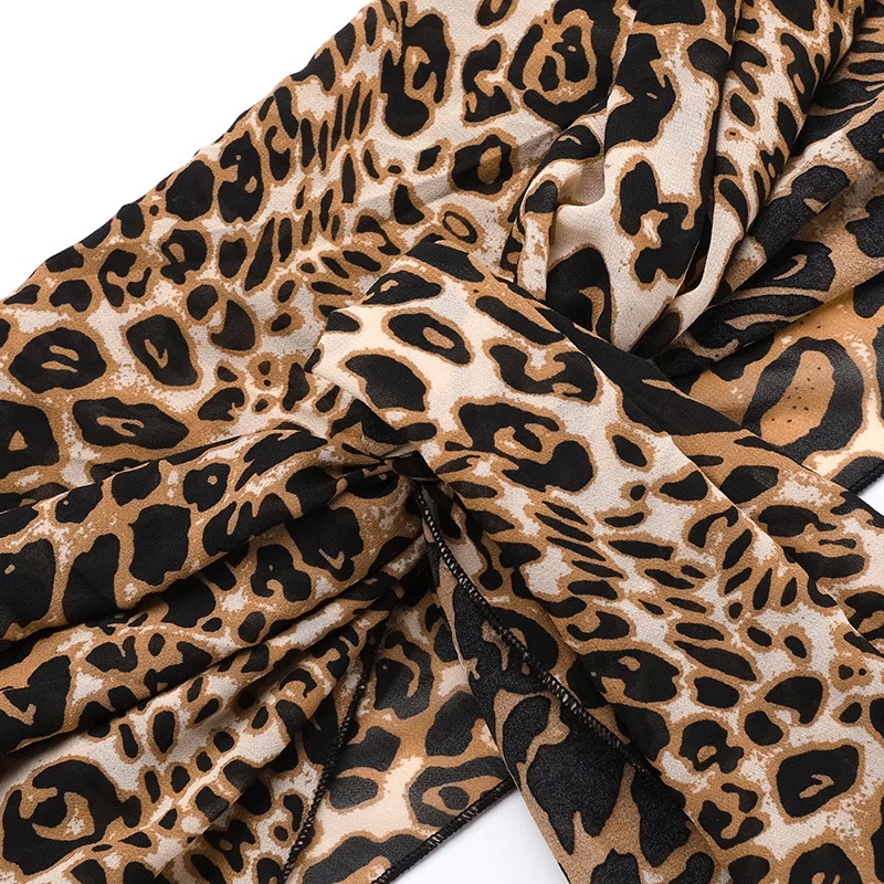 indian women clothing Wholesale Adjustable Skin-Friendly Leopard mature women clothing Print Skirt Set - Vintage Charm, Eye-Catching Unisex Spandex Polyester Outfit women's clothing in the 80s