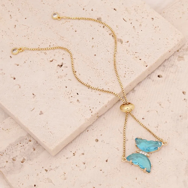 intrigue fine jewelry Exquisite Rare Hand-Engraved fine jewelry gorjana 18K Gold Plated Copper Butterfly Zircon Bracelet with Sophisticated Inlaid Design pattons fine jewelry