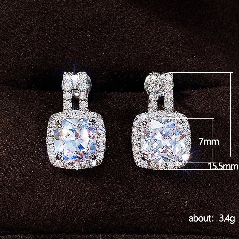 jerrick's fine jewelry "Vintage-Inspired used fine jewelry for sale Lightweight Round Diamond Zircon Copper Earrings – Refined Non-Toxic European Style" fine jewellery 2023