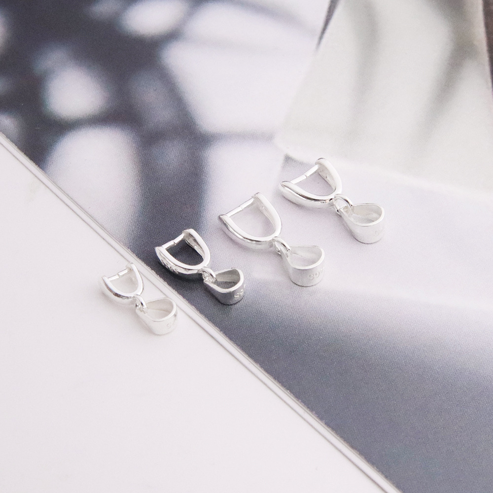 jewelry making queenstown Vintage Charm 925 Sterling Silver Jewelry Buckle jewelry design quotes - Fashionable, Non-Toxic, Solid Color Accessory (1 Piece) jewelry making elastic cord