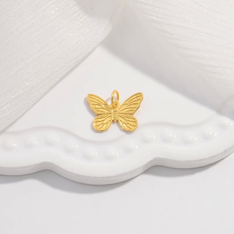 jewelry making setup Discounted jewelry making kit professional Vibrant Organic 925 Sterling Silver Butterfly Pendant - 16x11mm Jewelry Accessory (1pc) online jewelry making classes
