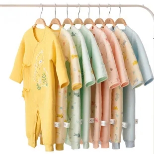 juliet baby kids Exclusive Handcrafted Baby One-Body 3 kids 3 baby daddies Winter Clothes: Thickened Cotton Long-Sleeve Lace-Up Romper for Comfortable Autumn Adventures hello baby & kids