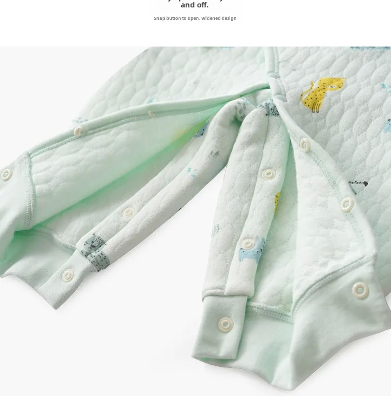 kids baby club 1 to 9 Exclusive kin kin baby kids & maternity Handcrafted Baby One-Body Winter Clothes: Thickened Cotton Long-Sleeve Lace-Up Romper for Comfortable Autumn Adventures lil baby kids name