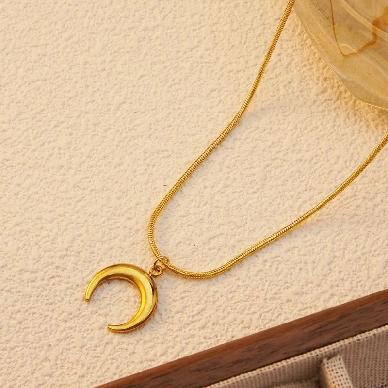 zales fine jewelry "Vintage-Inspired 50th birthday fine jewelry Grunge Moon Pendant Necklace - 18K Gold Plated Scratch-Resistant Personalized Gift" lee michaels fine jewelry zoominfo