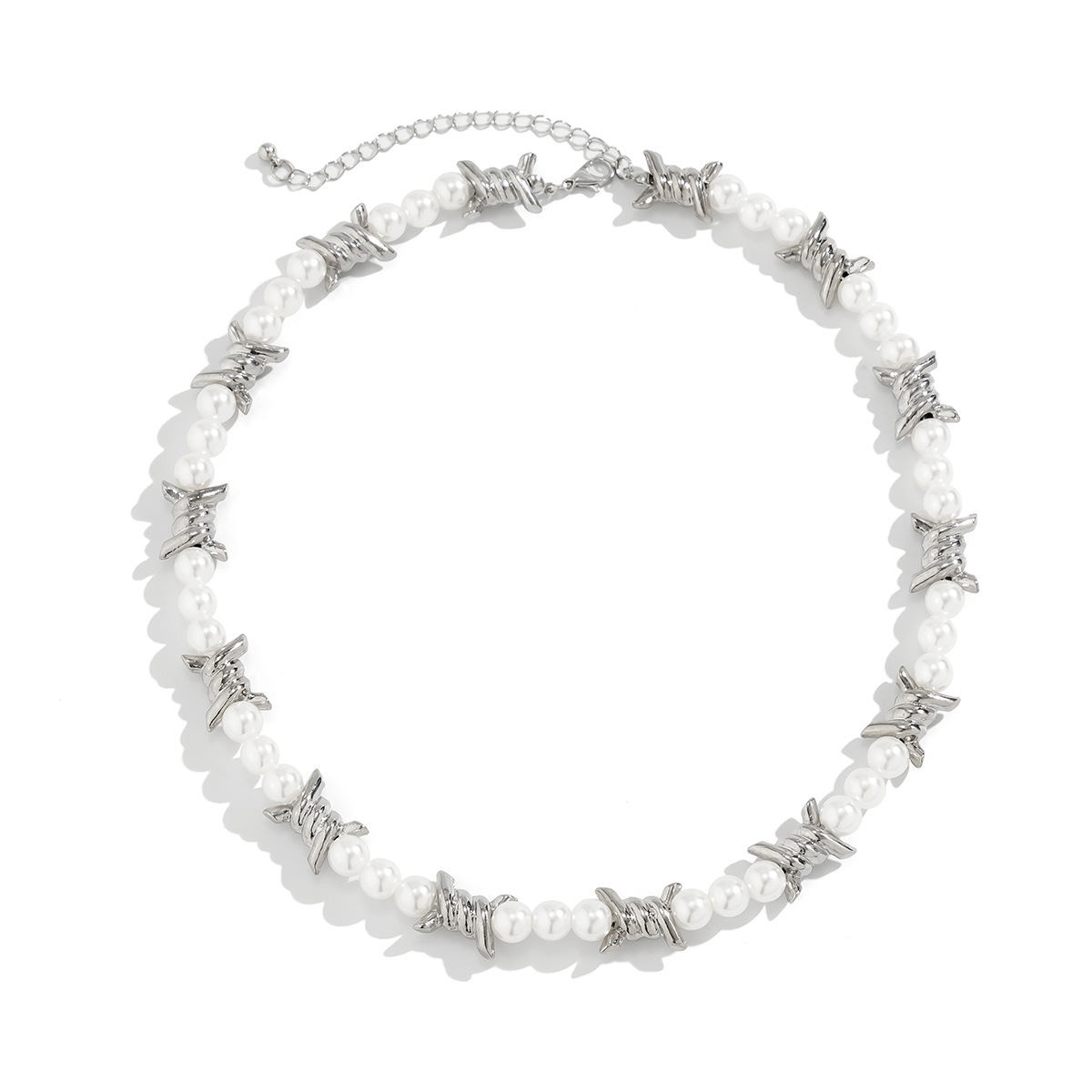 luxury men's jewelry brands Unique Ethnic-Inspired Geometric qvc jewelry clearance men's Pearl Beaded Men's Necklace – Elegant One-of-a-Kind Alloy Design costco men jewelry